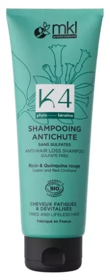 MKL Green Nature K4 Shampoing Anti Chute Cheveux Fatigués Biologique 250 ML