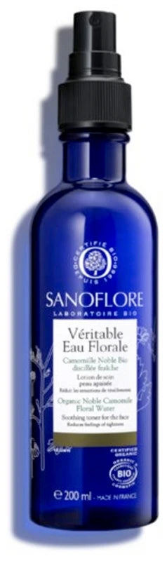Sanoflore Véritable Eau Florale de Camomille Bio Brume Réconfortante 200 ml