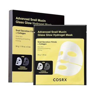 COSRX masques hydrogel Mucin et collagen x3