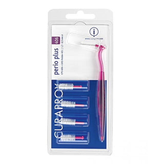 Curaprox CPS - 406 Perio Plus Rose, 5 brossettes interdentaires + 1 manche