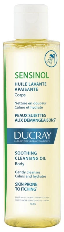 Ducray Sensinol Huile Lavante Apaisante - Visage et Corps 200 ml