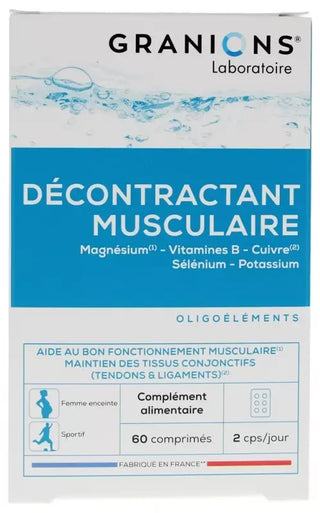 Granions Décontractant Musculaire 60 Comprimés