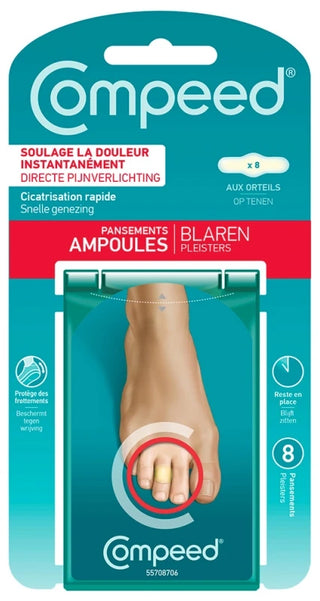 Compeed Ampoules Aux Orteils 8 Pansements