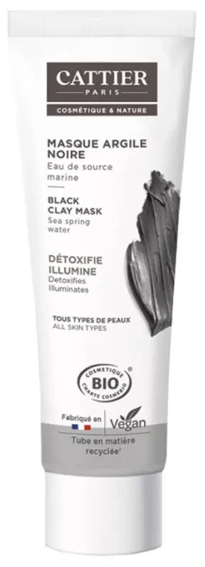 Cattier Masque Argile Noire - 100 ml