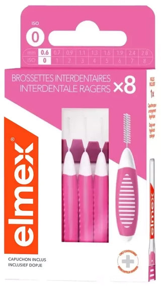Elmex Brossettes Interdentaires Pack de 8 Brossettes - Taille : 0,6 mm