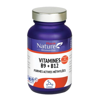 PHARM NATURE VITAMINES B9 + B12 -30 Gélules