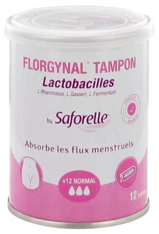 Saforelle Florgynal® Tampon - Boîte de 12 Tampons Normal