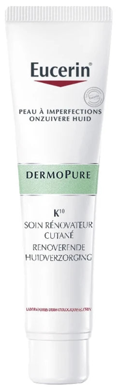 Eucerin Dermopure K10 Soin Rénovateur Cutané 40 ml