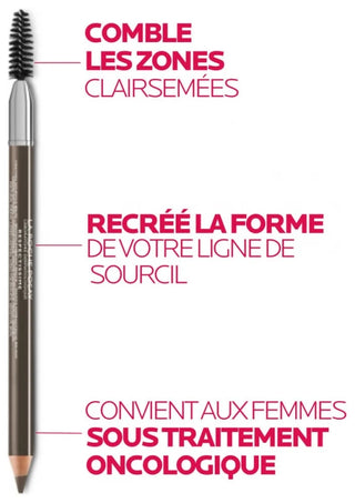 La Roche-Posay Tolériane Crayon Sourcils - Teinte : Brun