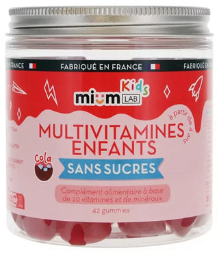 Mium Lab Multivitamines Enfants Sans Sucres Vitamines 42 Gummies