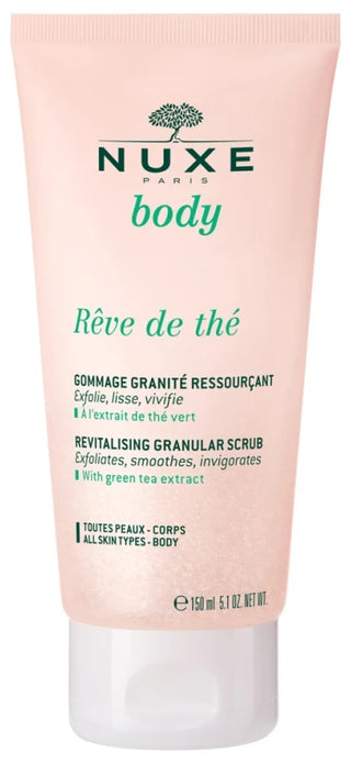 Nuxe Body Rêve de Thé Gommage Granité Ressourçant Exfoliant 150 ml