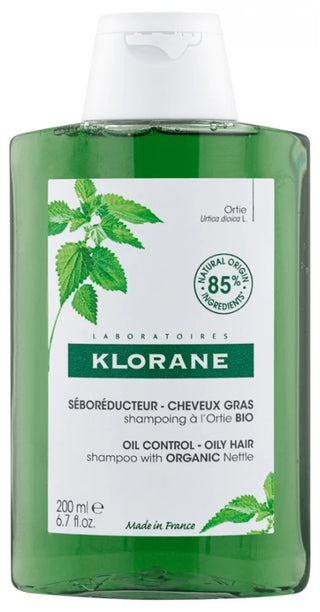 Klorane Shampoing Séboréducteur à l'Ortie - Cheveux Gras 200 ml
