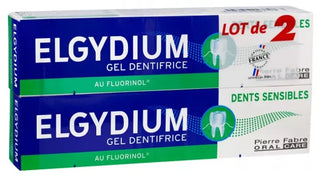 Elgydium Dentifrice Dents Sensibles - Offre Spéciale Duo 2 x 75 ml