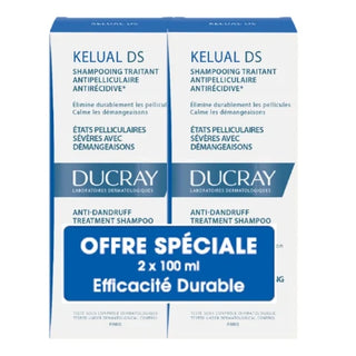 Ducray kelual ds shampooing traitant états pelliculaires sévères lot de 2