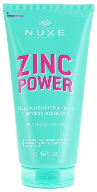 Nuxe Zinc Power Gelée Nettoyante et Purifiante 150 ML