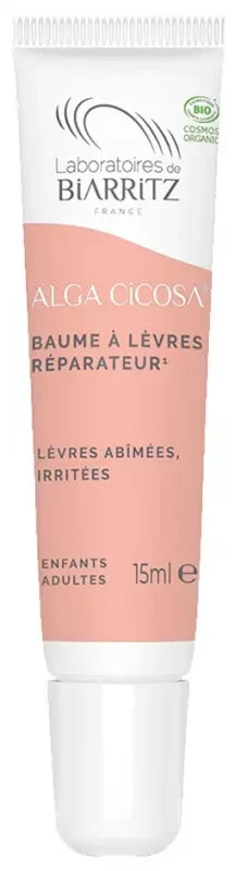 Laboratoires de Biarritz Baume à Lèvres Réparateur Lèvres Abîmées Irritées Bio 15 ml