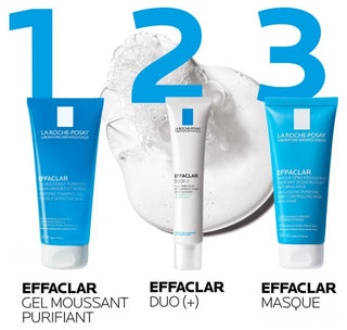 La Roche-posay Effaclar Gel Moussant Purifiant Peaux Grasses Acnéiques 200 ml
