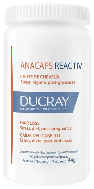 Ducray Anacaps Reactiv Chute de Cheveux 90 Gélules