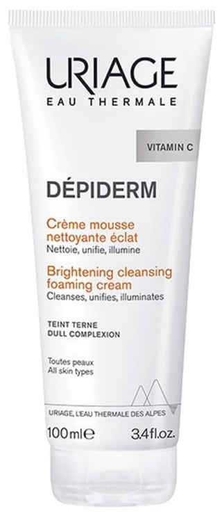 Uriage Dépiderm Crème Mousse Nettoyante Éclat Teint Terne 100 ml