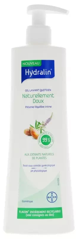 Hydralin Naturellement Doux Gel Lavant 400 ml Équilibre Intime