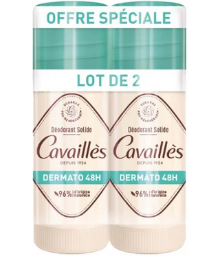 Cavaillès Déodorant Dermato 48 h Stick x2
