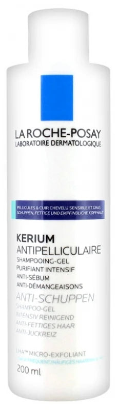 La Roche-Posay Kerium Shampoing-Gel Pellicules Grasses 200 ml