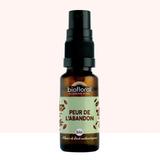 BIOFLORAL FLEURS DE BACH Peur de l'Abandon BIO - 20ml