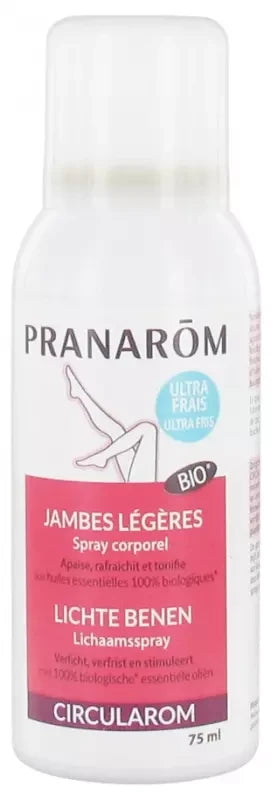 Pranarôm Spray Corporel Jambes Légères Bio (Eco) 75 ml