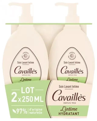 Cavaillès Soin Lavant Toilette Intime Hydratant 2 x 250 ml