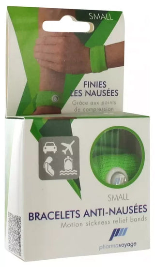 Pharmavoyage Bracelets Small Anti-Nausées - Couleur : Vert