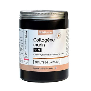 Nat & Form Collagène Marin 10g Beauté de La Peau Saveur Fruits Rouges 315g