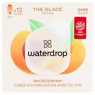 Waterdrop Microdrink Thé Glacé Pêche 12 Cubes - Goût : Pêche