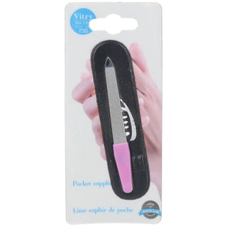 Vitry Lime à ongles Saphir de poche