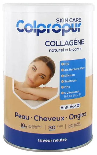 Colpropur Skin Care Neutre Collagène Hydrolysé 10 g 30 Jours - Saveur : Neutre