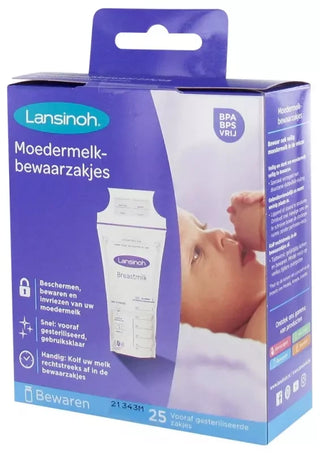 Lansinoh Sachets de Conservation du Lait Maternel 25 Pc