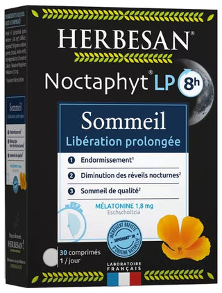 Herbesan Noctaphyt LP 8H Sommeil 30 Unités