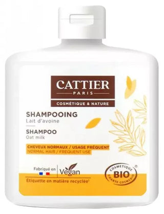 Cattier Shampooing Lait d'Avoine - Usage Fréquent - 250 ml