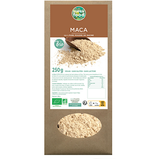 Exopharm SUPRA FOOD MACA POUDRE DE RACINE 100% PURE BIO 250G