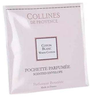 Collines de Provence Pochette Parfumée Couture 6 Grammes - Senteur : Coton Blanc