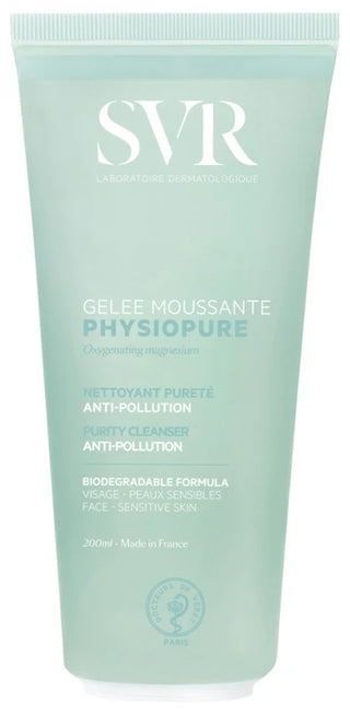 SVR Physiopure Gelée Moussante Nettoyant Pureté Anti-Pollution 200 ml