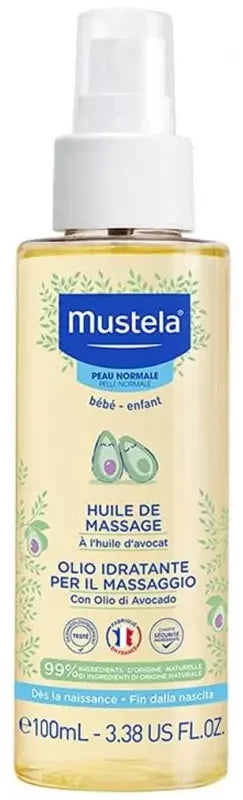 Mustela Huile de Massage à l'Huile d'Avocat 100 ml