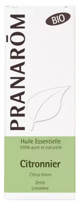 Pranarôm Huile Essentielle Citronnier Zeste Bio 10 ml