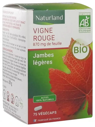 Naturland Vigne Rouge Bio 75 Végécaps