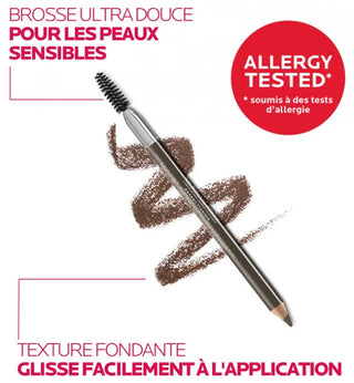 La Roche-Posay Tolériane Crayon Sourcils - Teinte : Brun