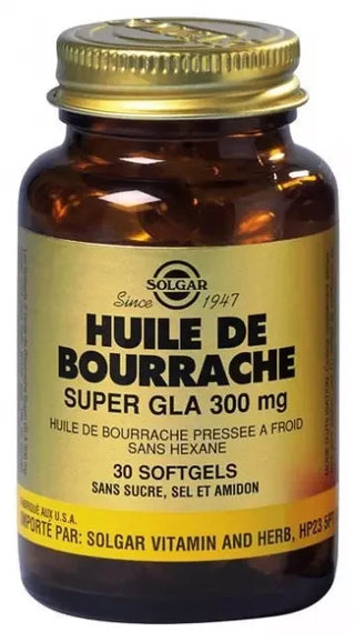 Solgar Bourrache Super Gla 300 mg Softgels