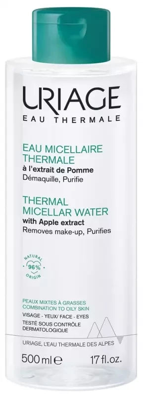 Uriage Eau Micellaire Peaux Mixtes à Grasses 500 ml