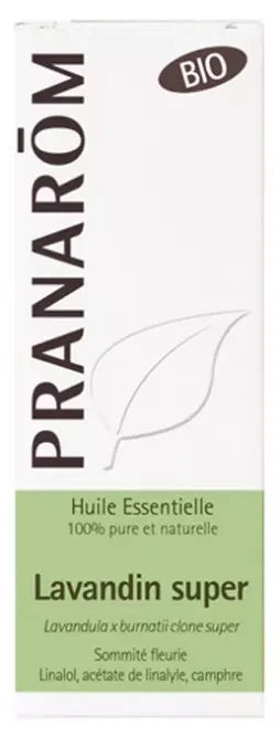 Pranarôm Huile Essentielle Lavandin Super Bio Lavandula X Intermedia Super Sommité Fleurie 10 ml