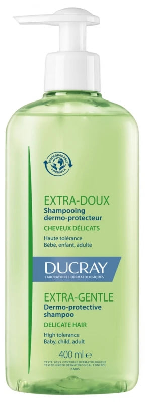 Ducray Extra Doux - Shampoing Dermo-Protecteur Pompe - 400 ml