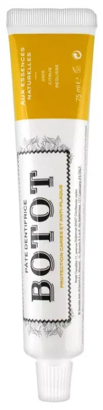 Botot Pâte Dentifrice Anis Citrus Réglisse 75 ml