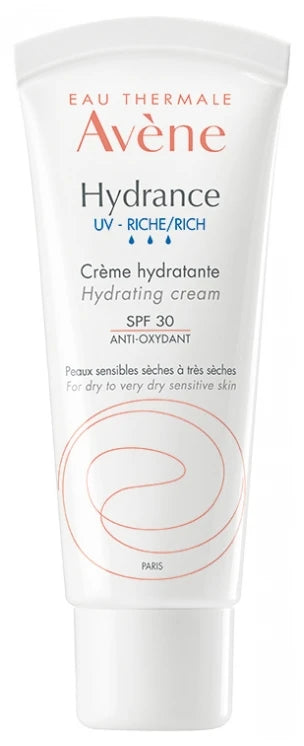 Avène Hydrance Eau Thermale - - Uv Riche Crème Hydratante 40 ml